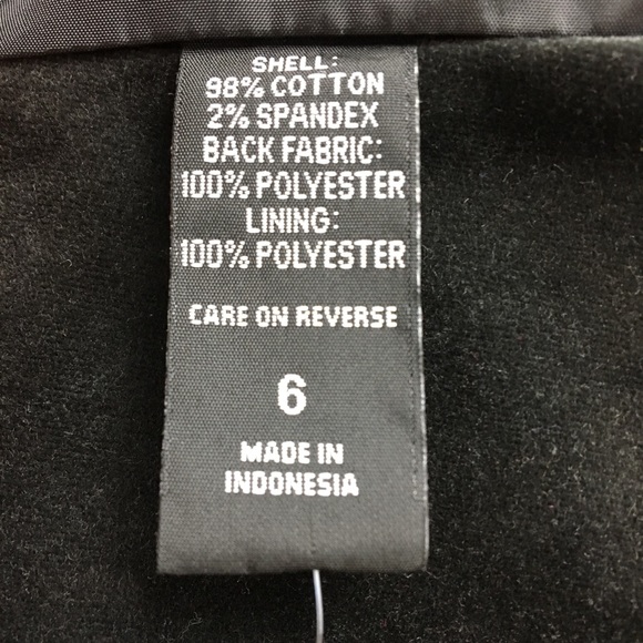 New York & Company black velvet 3 button vest - Picture 7 of 8